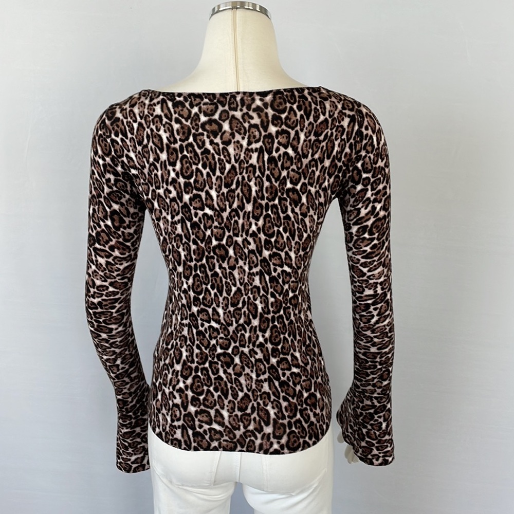 WHBM Leopard Sweater Size X Small - Picture 7 of 8